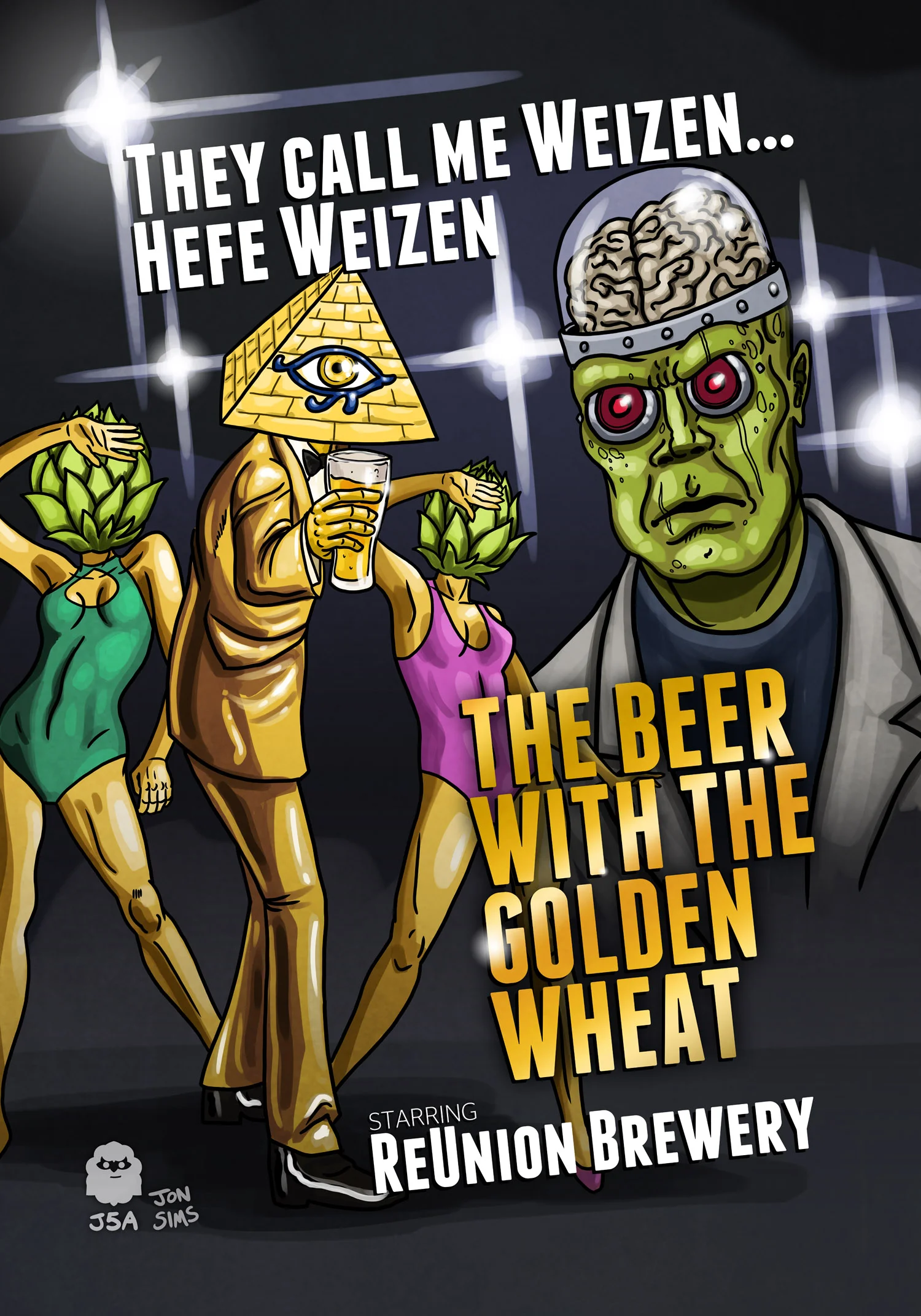 Hefeweizen Taproom Canvas Wrap - Jonnie 5 Apparel