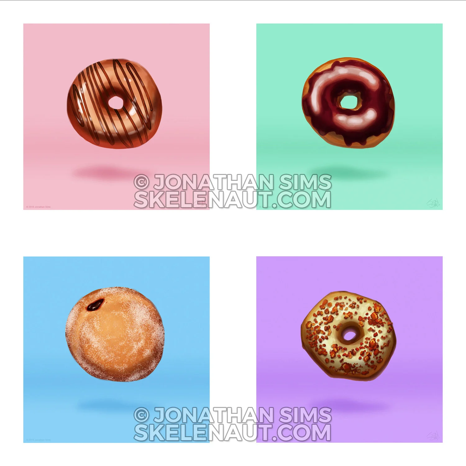 Cutesy Donut Series - SNACK ATTACK 2017