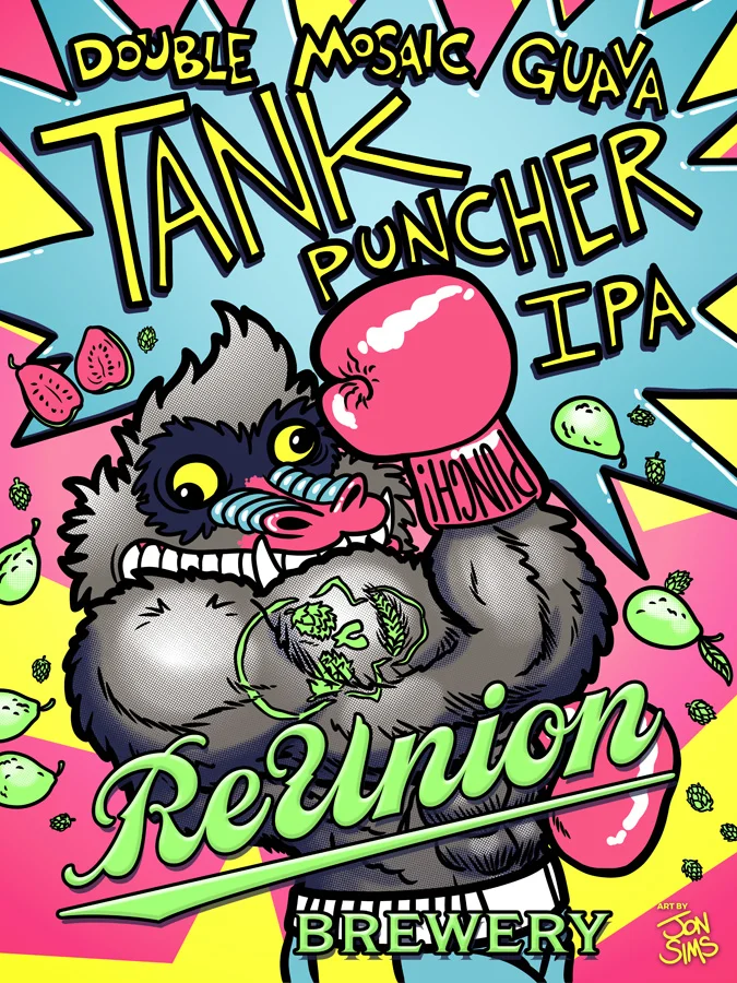 Tank Puncher DMG Tap Handle Label