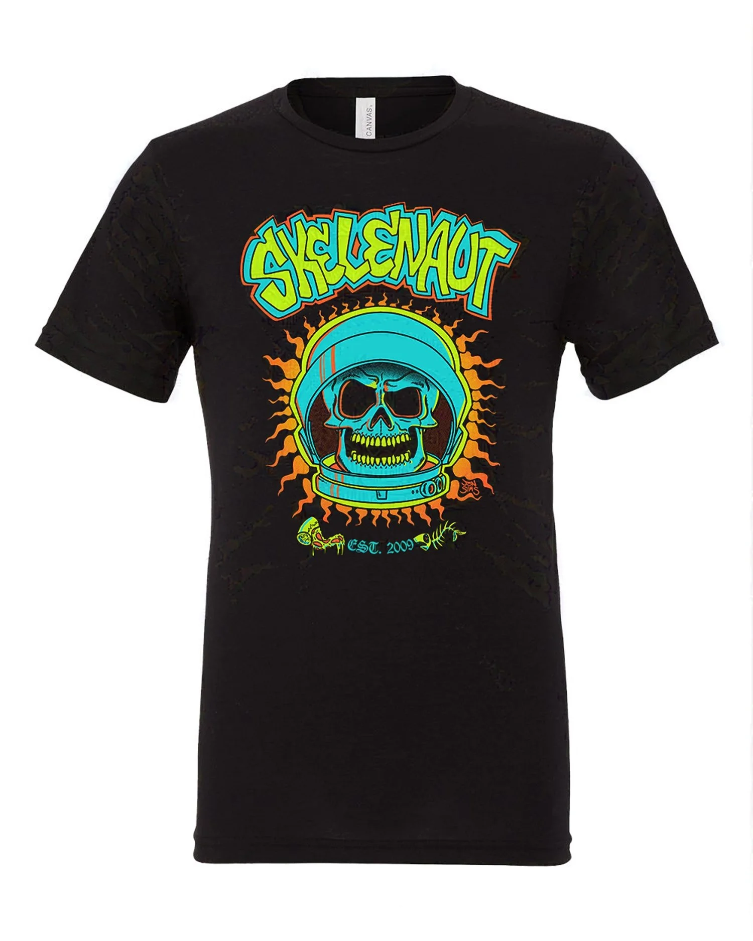 Skelenaut Long Beach T-Shirt Mockup