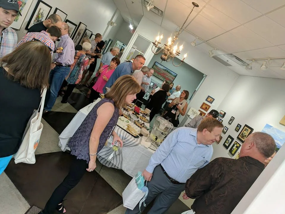 Front room of the new Art on Main Gallery & Gifts at the Grand Opening