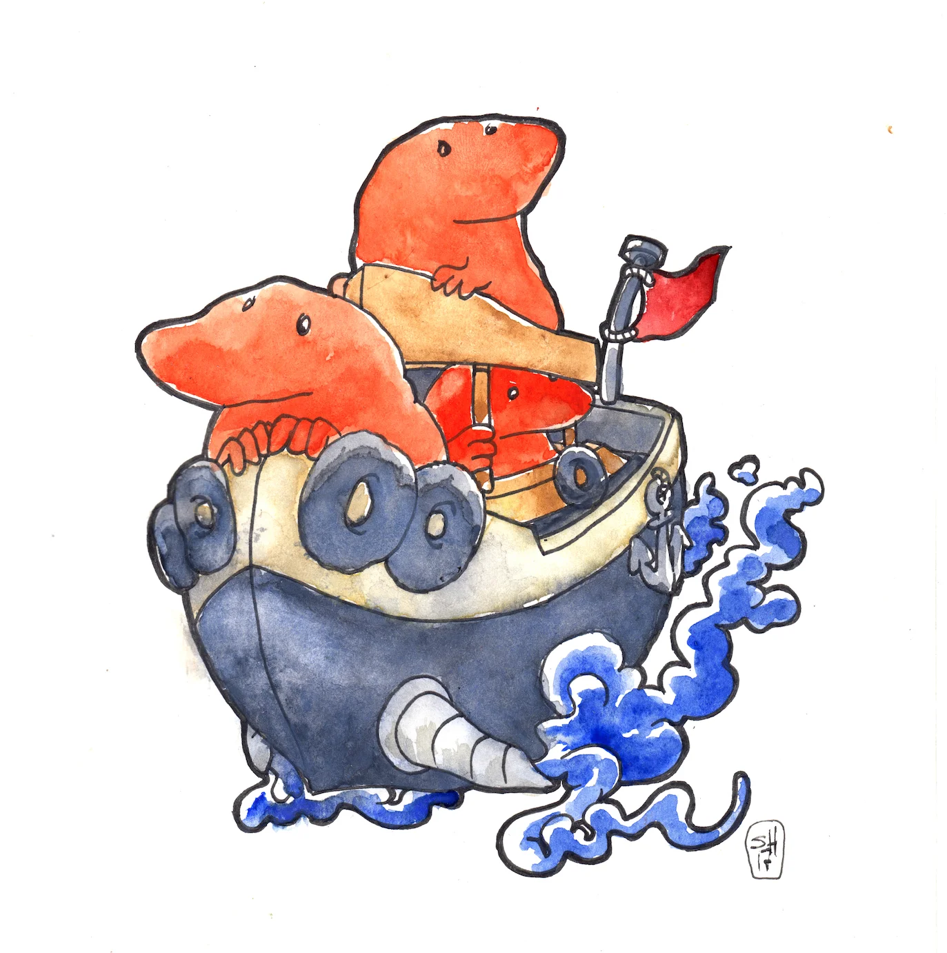 20171025 Orange Blobs Ship small.jpeg
