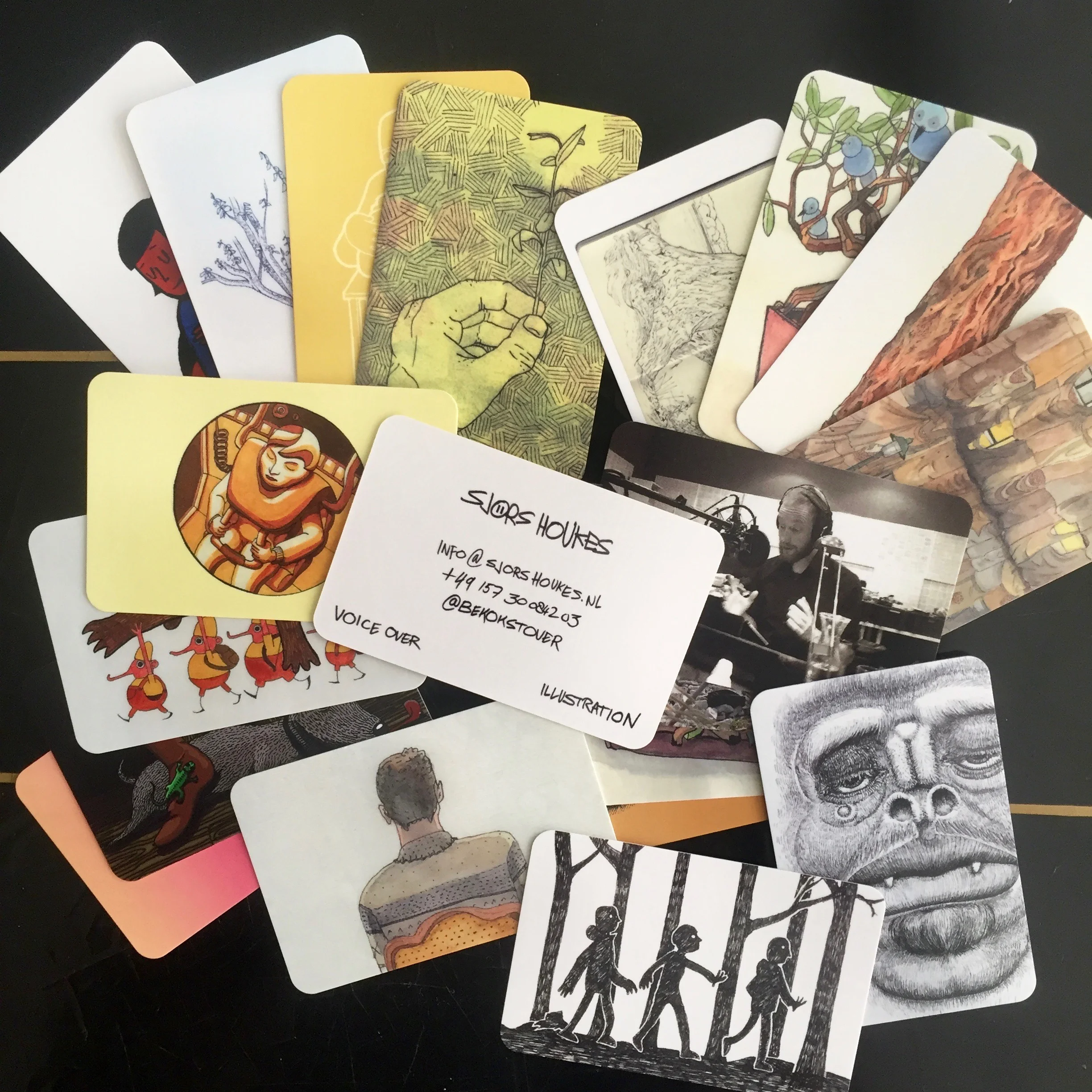 Personal business cards (2017)