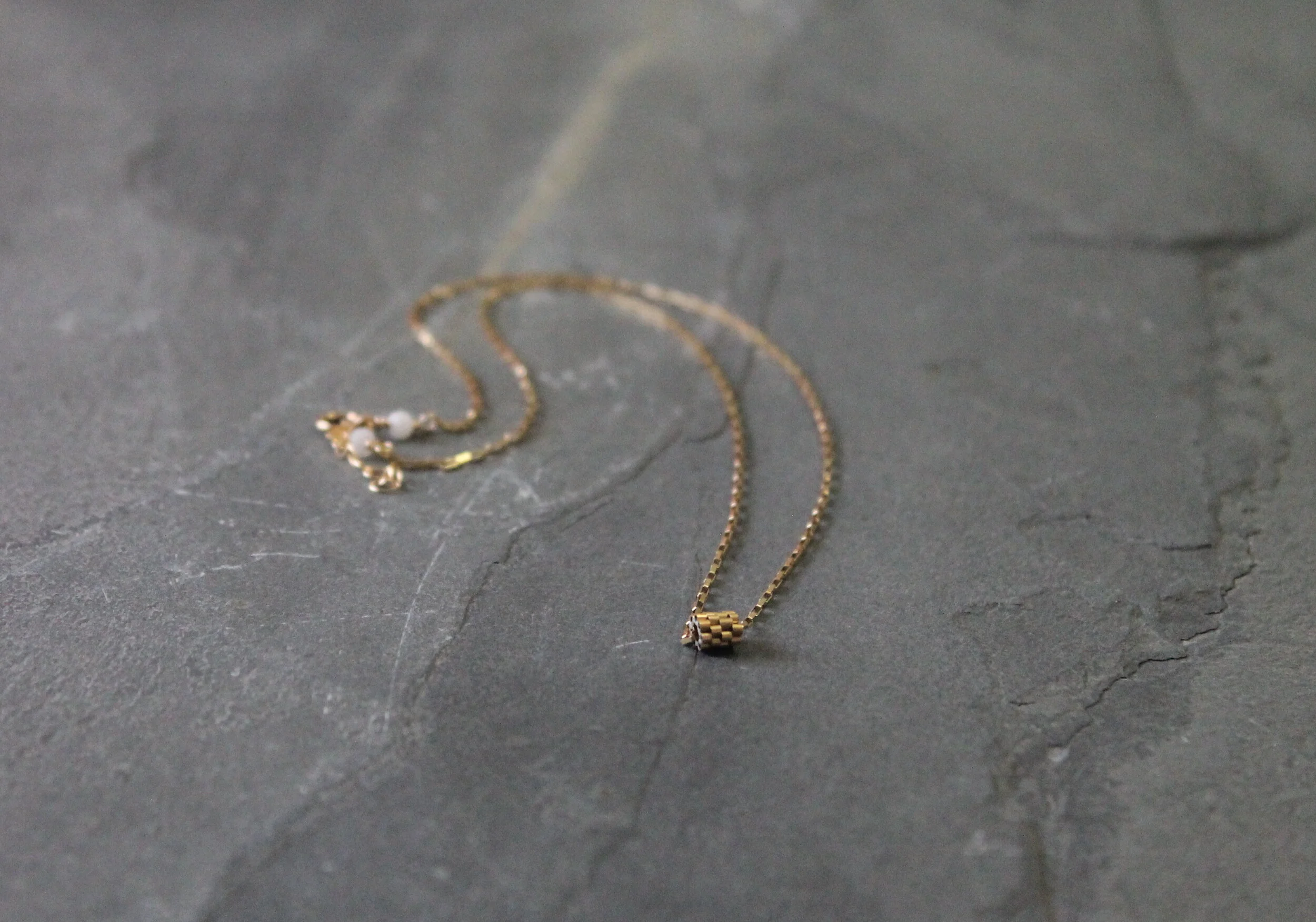 Floating Mini Infinity Gold Necklace