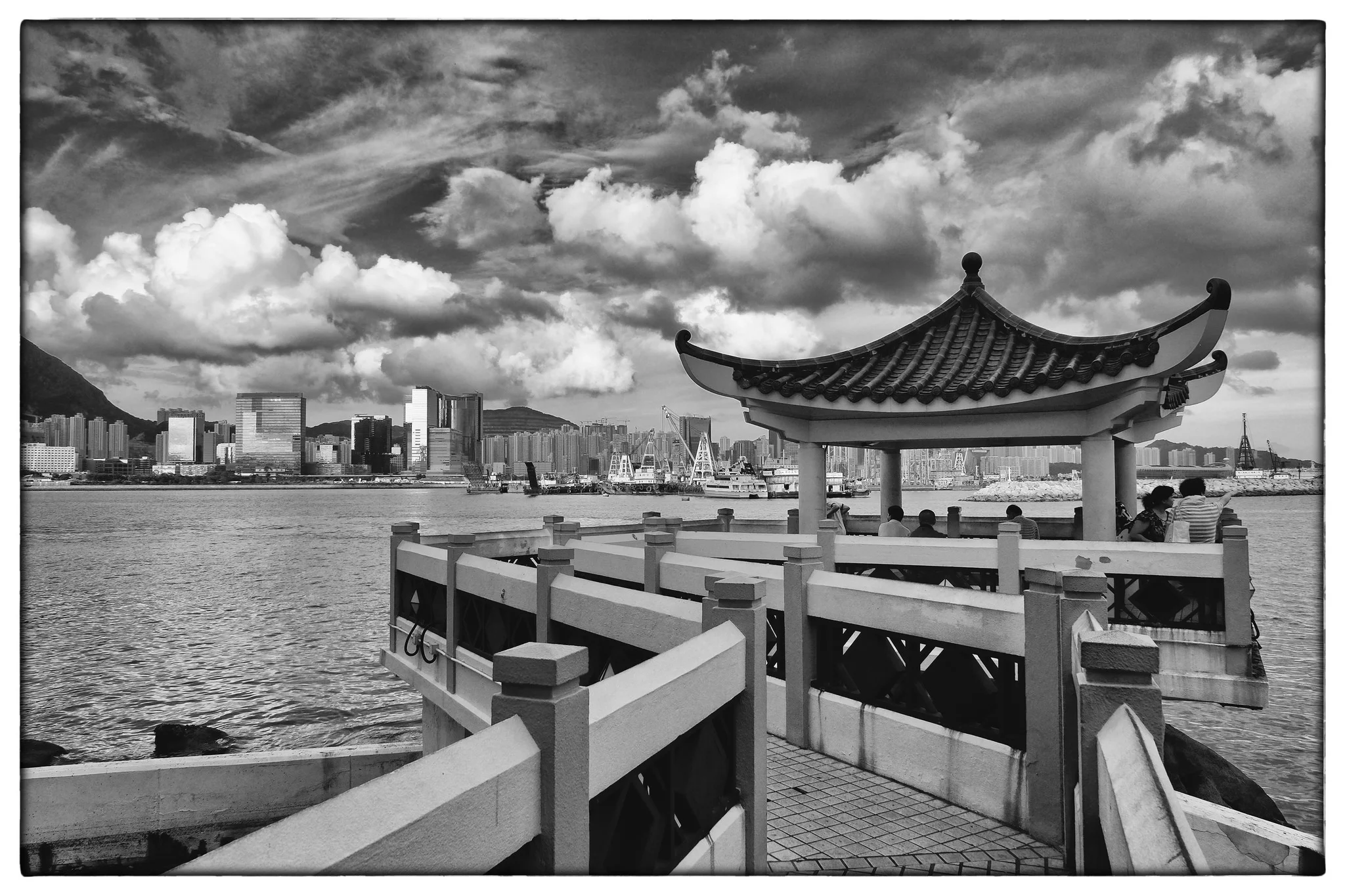 The Pagoda fronting the old "To Kwa" island, which following industrial land reclamation ceased to be an island.