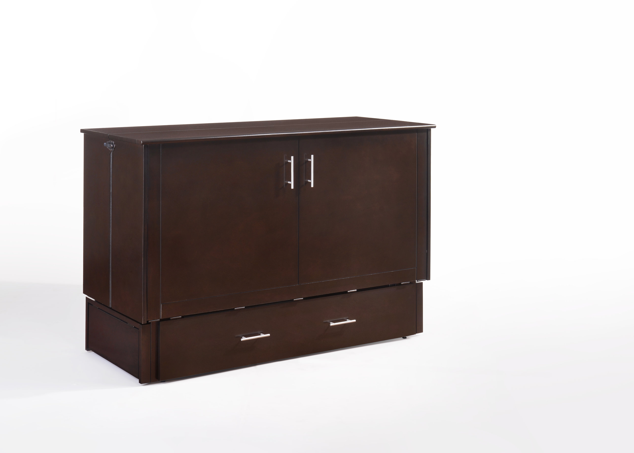 Sage Brush Chocolate Murphy Cabinet Bed
