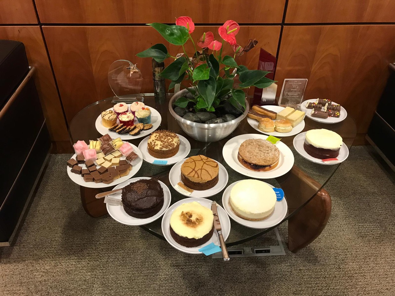Cake sale at Cubiks Limited in Guildford at their GRACE fundraising day