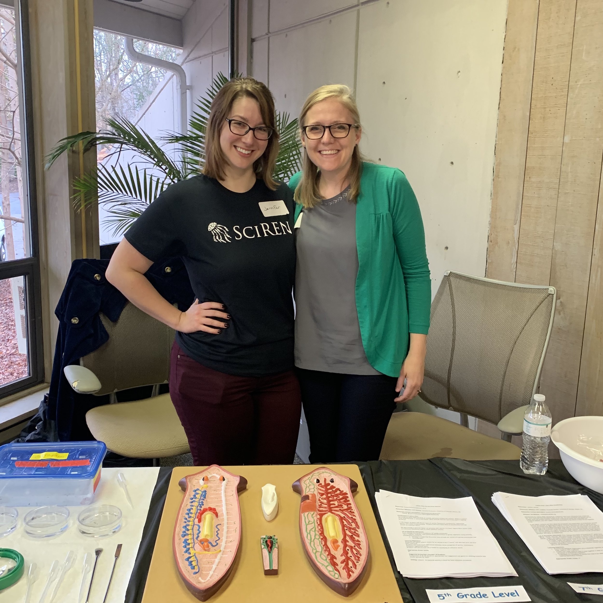 2019: Jennifer and Rachel developed lesson plans for 5th and 7th grade classes (see above for materials). The 5th grade lesson is about classifying worms and the 7th grade lesson is more planarian-focused and addresses biological hierarchies (cell/tissue/organ). These lesson plans address GA Standards of Excellence.