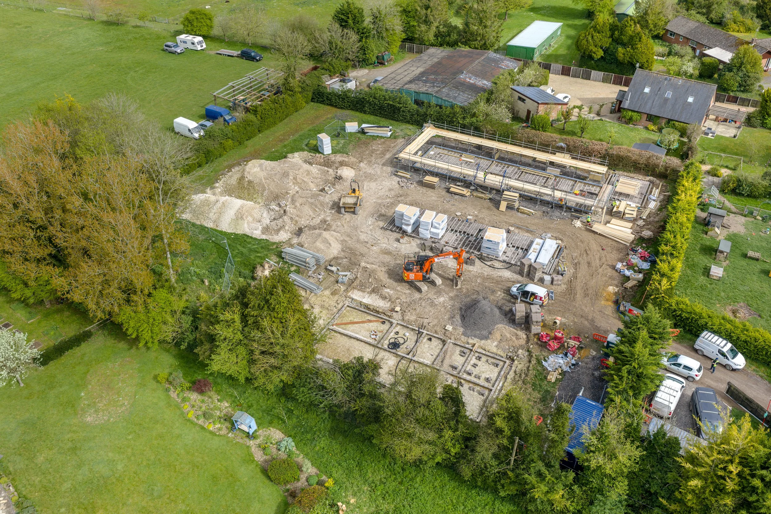 Drone photography of UK construction project by Photography909