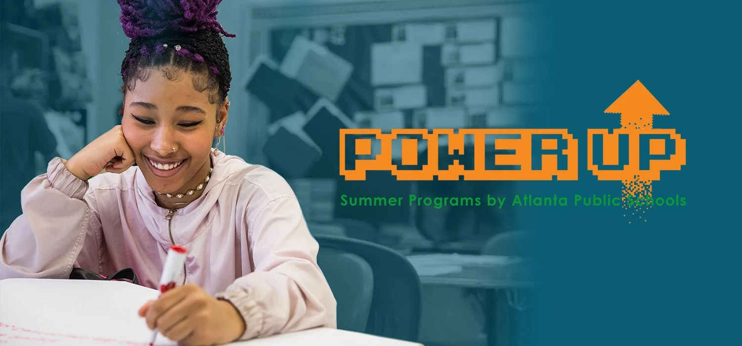  Logo and new key art I pitched when my team was approached to re-brand “summer school” with a new focus on enrichment and removing the “punitive” connotation. 