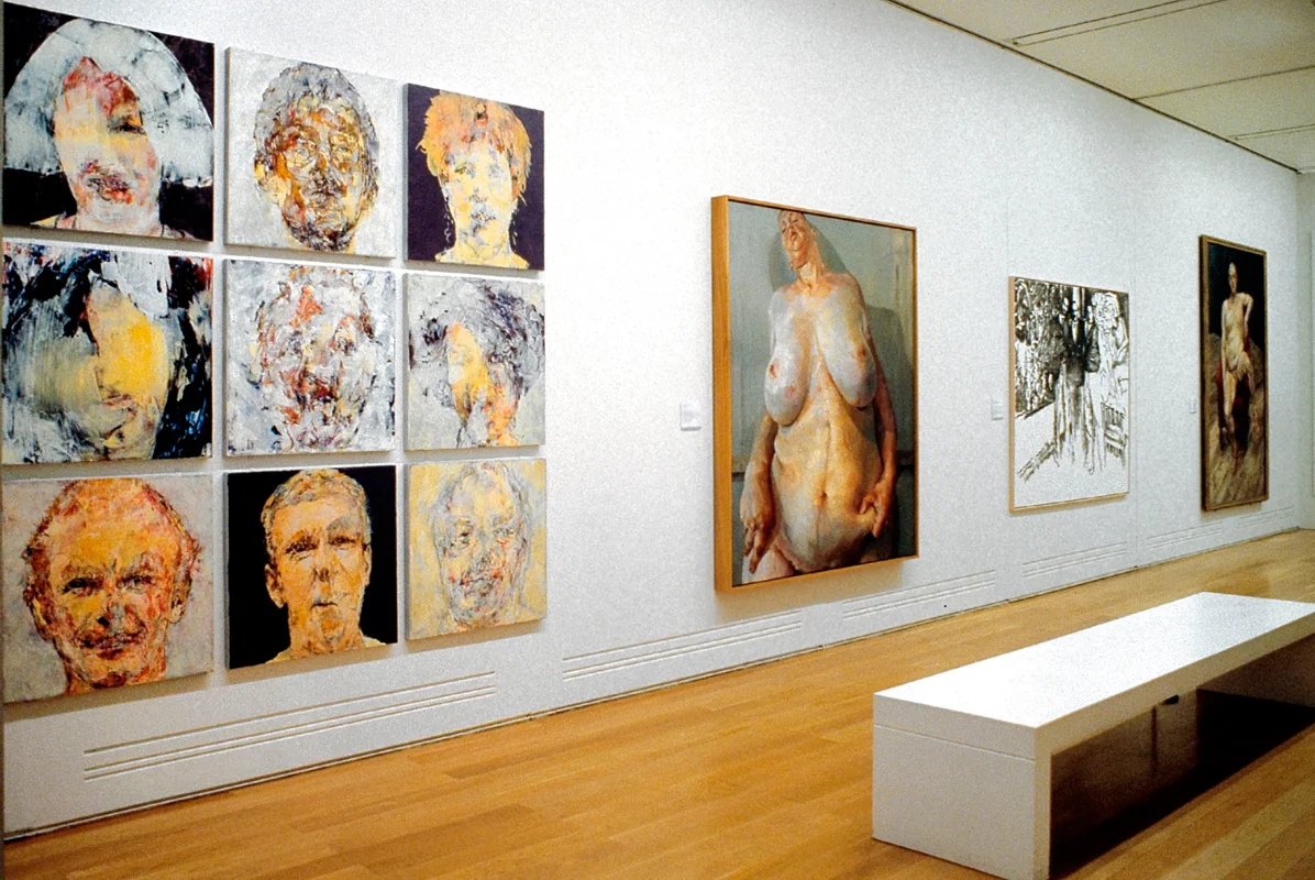Painting the Century, 101 Portrait Masterpieces 1900-2000 National Portrait Gallery, London. 2000. Curated by Robin Gibson Representing 1998 with Wanganui Heads: nine paintings and video installation.