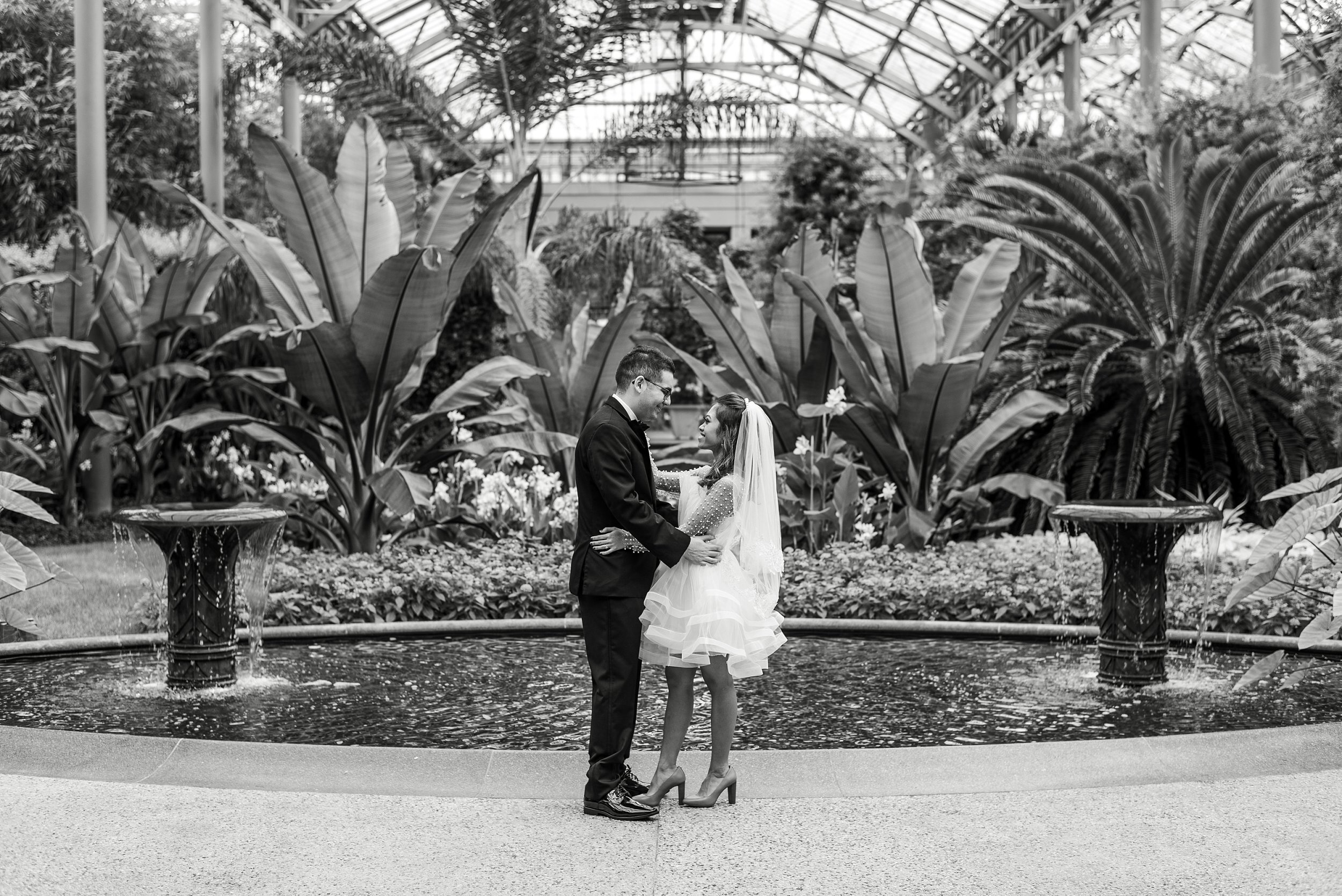 Longwood Gardens Wedding Photographer - Maya and Mike