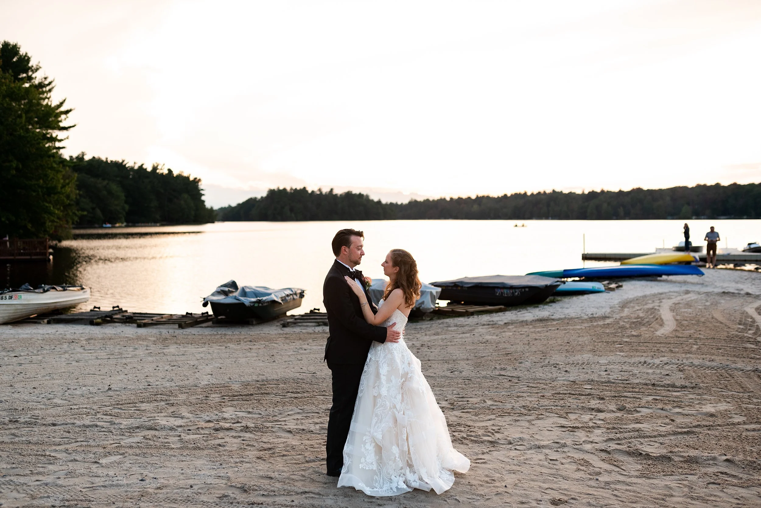 Lake Naomi Clubhouse Wedding Photographer - Sarah and Matt 
