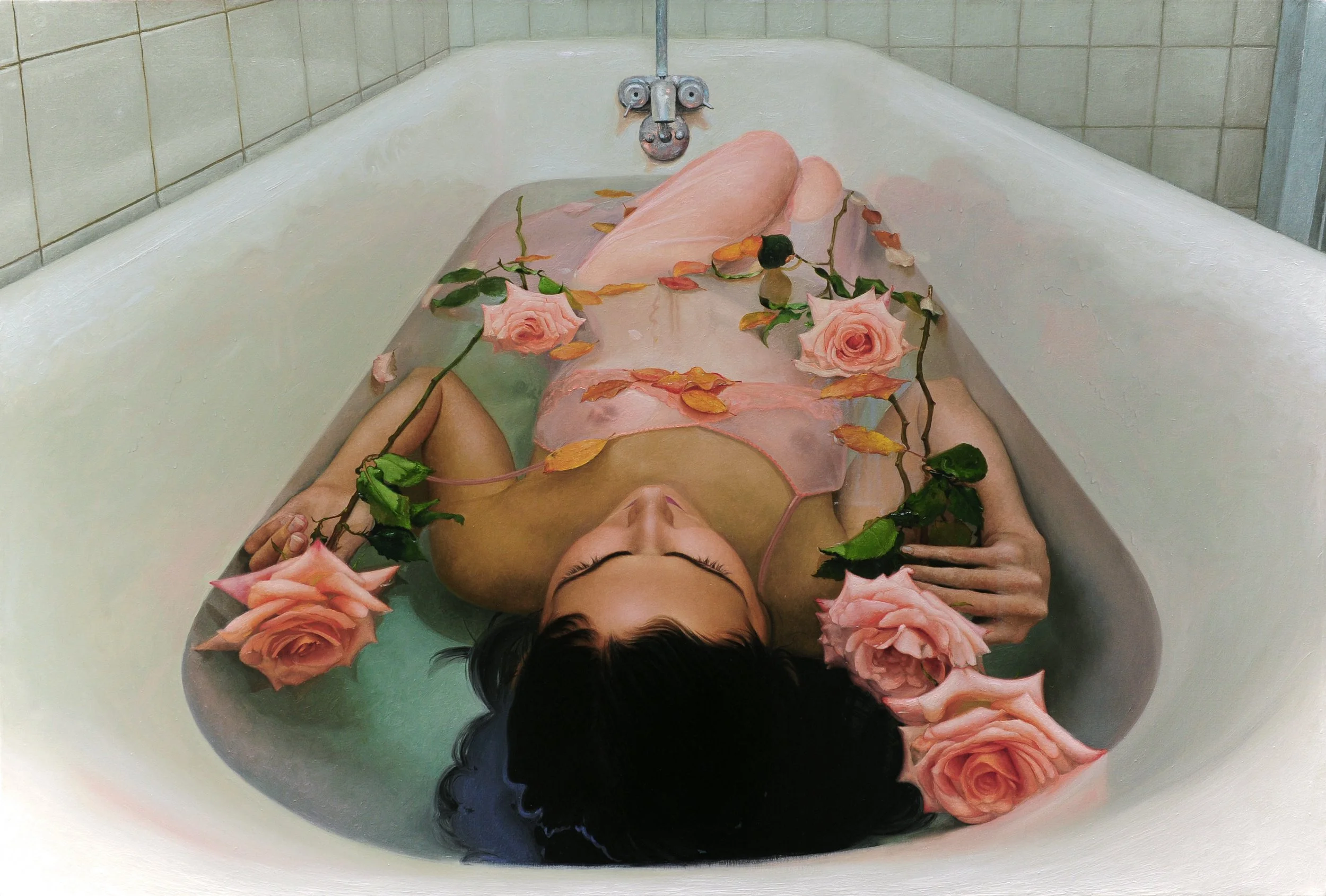 Insoluble, 27x40, oil on linen