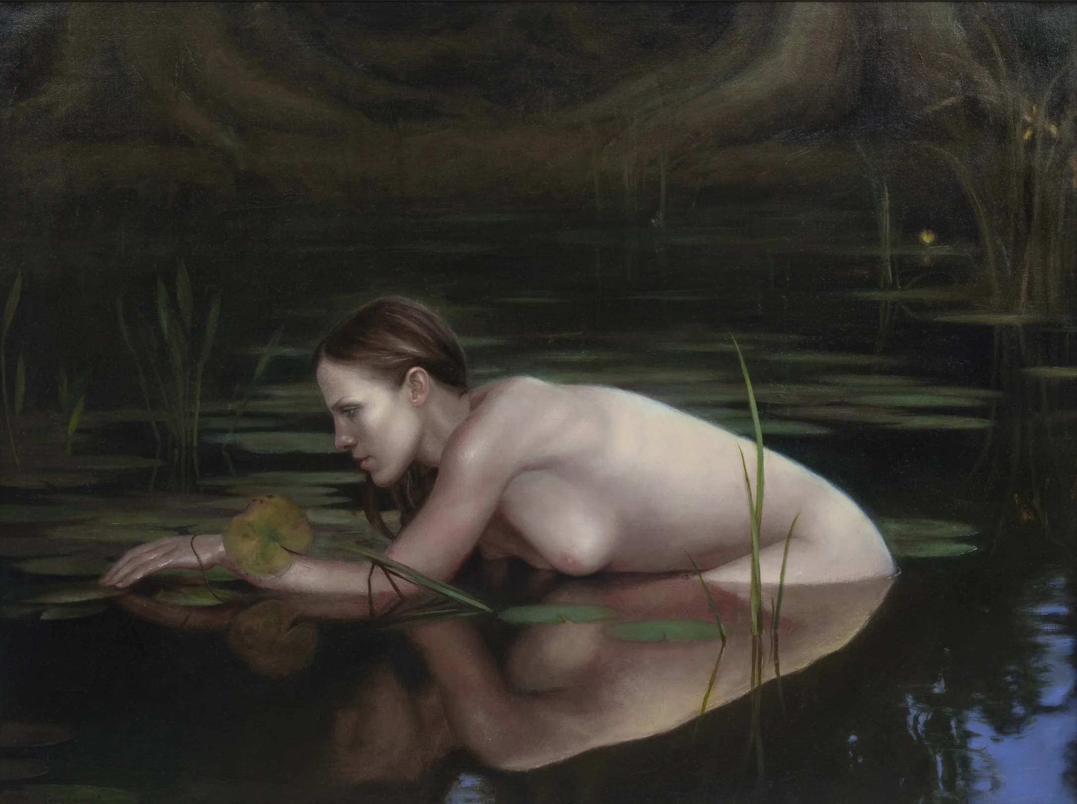 The River, 46x36, oil on linen