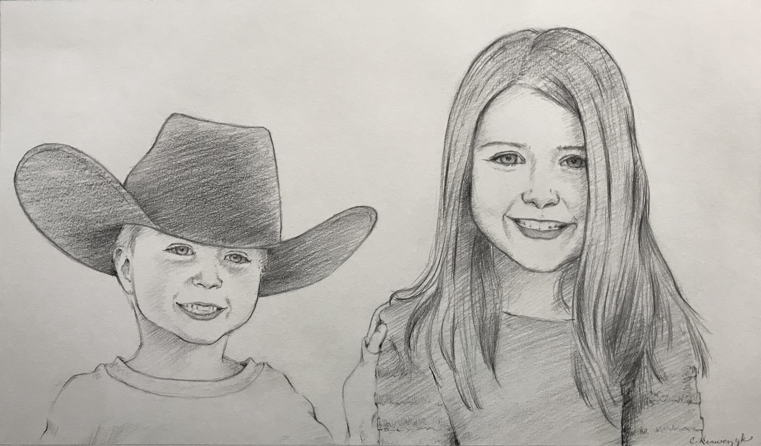 Portrait Sketch (2 heads)