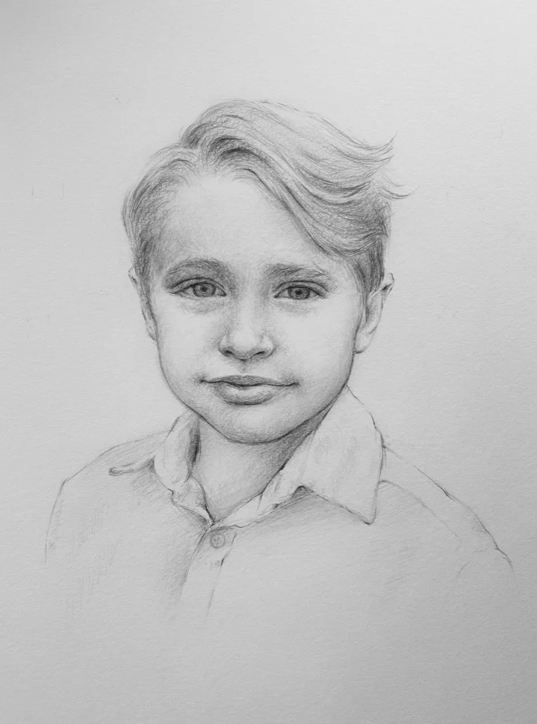 Heirloom Portrait Drawing (1 head)