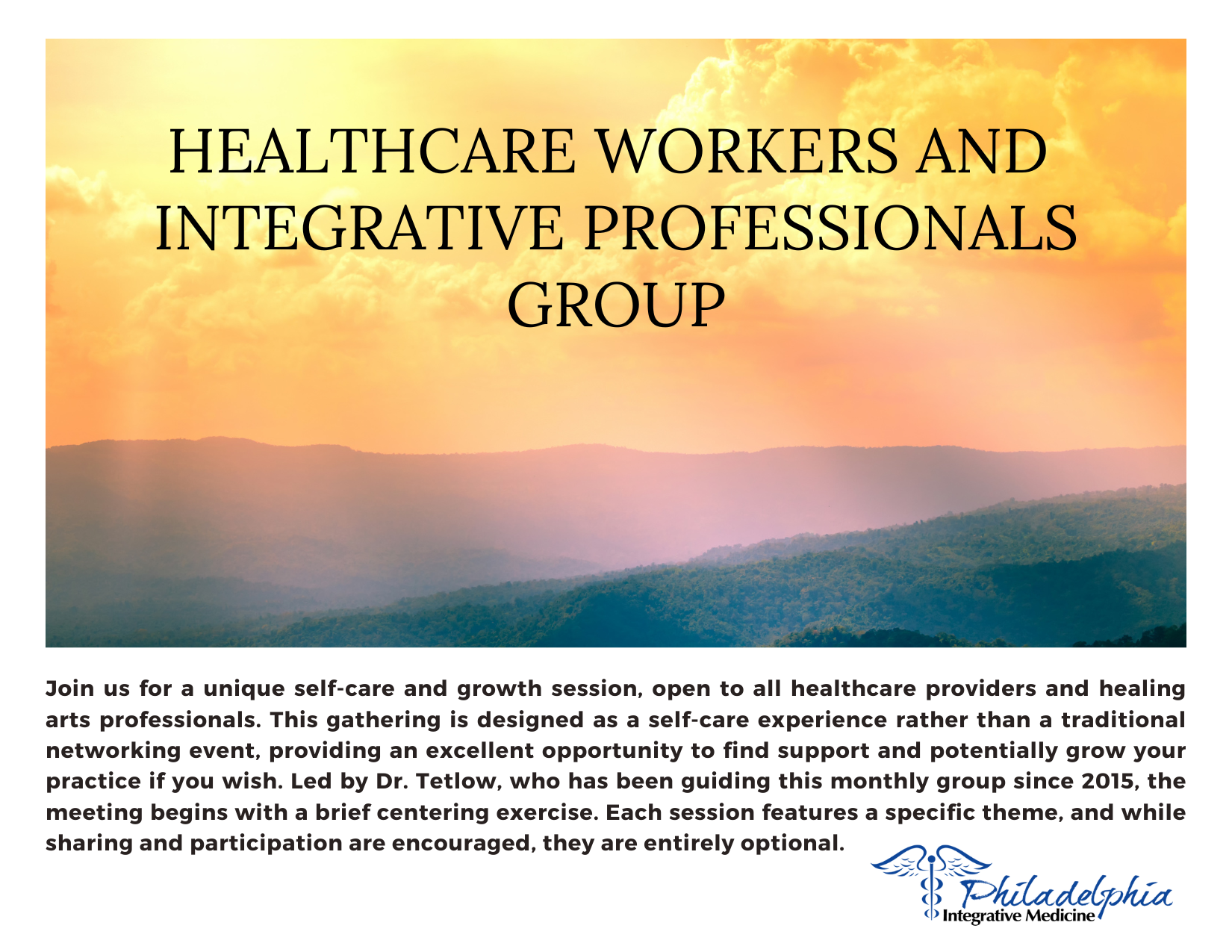 Monthly Meeting - What is Your 10 year Dream? A self care exploration and community discussion