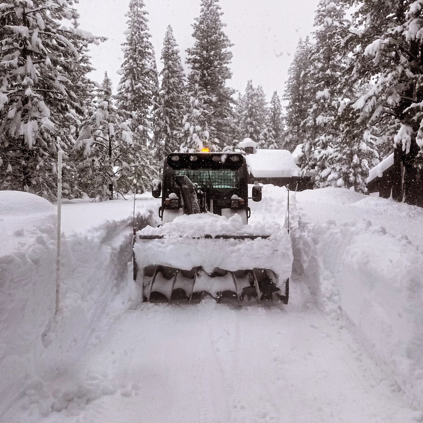 Throwback to last year....hoping for a Februburried and a Miracle March! Thankfully we had our Bobcat Toolcat to make snow removal a breeze! #onetoughanimal