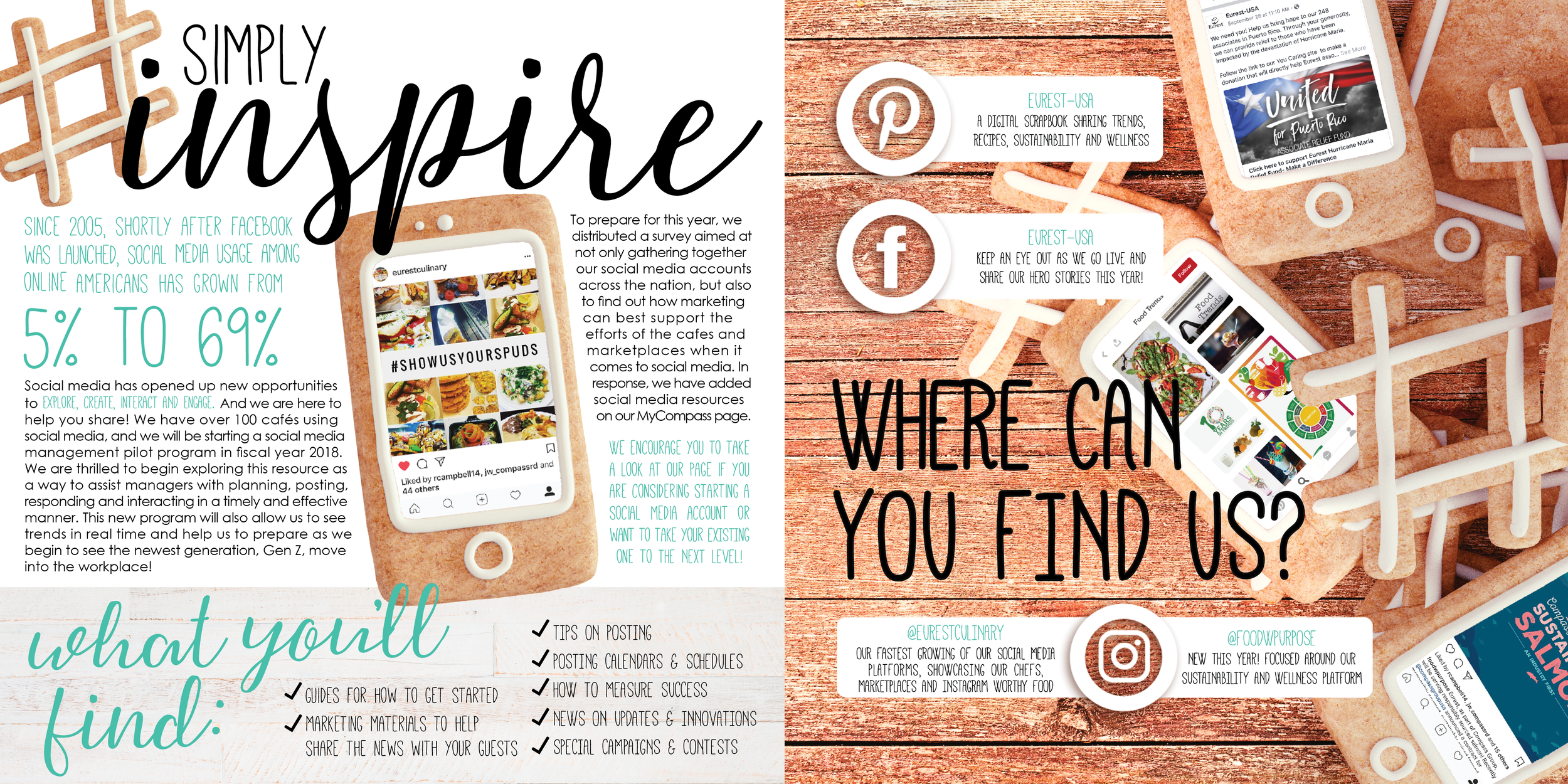 Publication Designer 2018 Eurest Marketing &amp; Innovations Magazine Vol. 4, Simply Inspire: Share the Journey