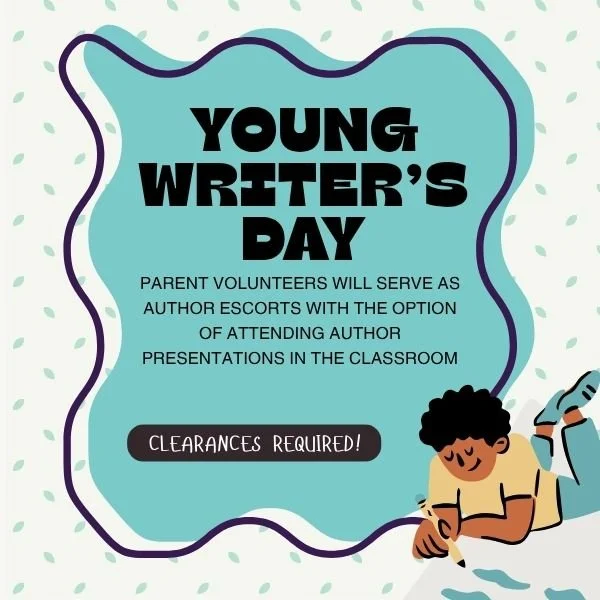 Young Writer's Day (In-School Activity) - Volunteers needed!