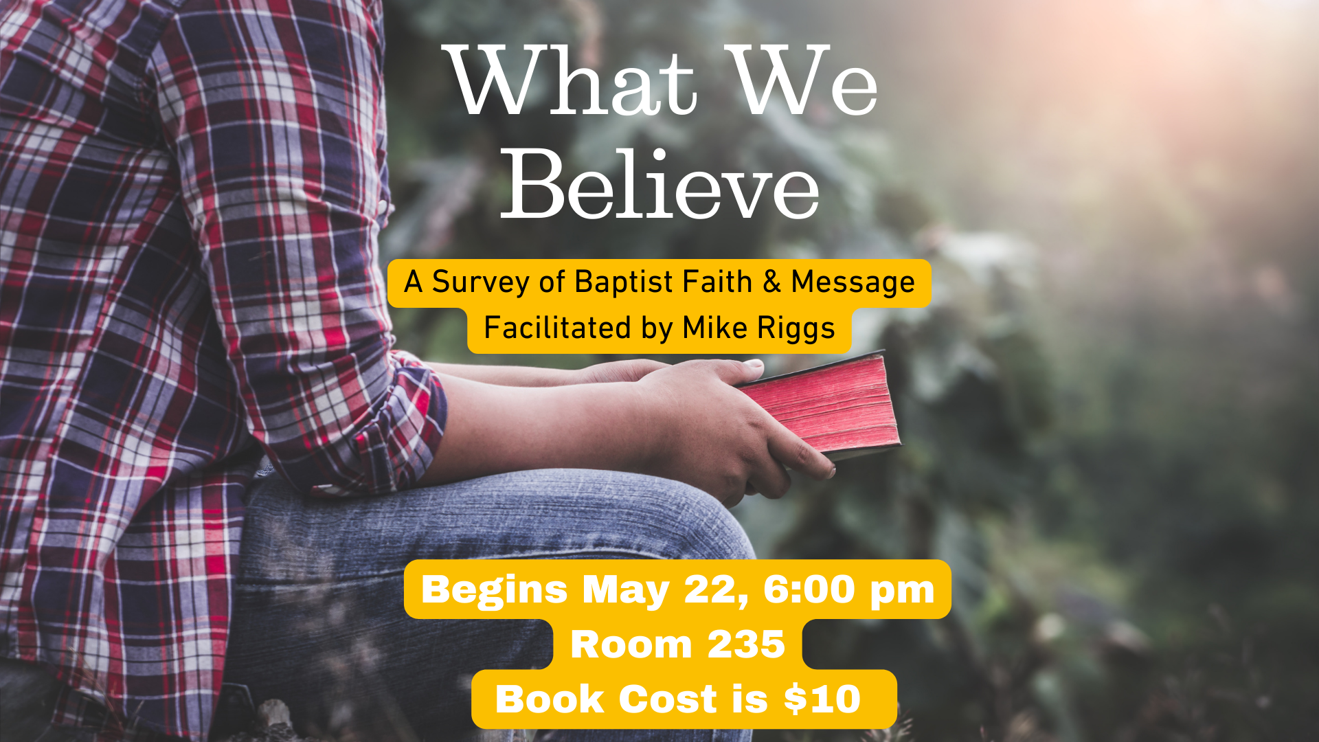 Men's Bible Study: What We Believe