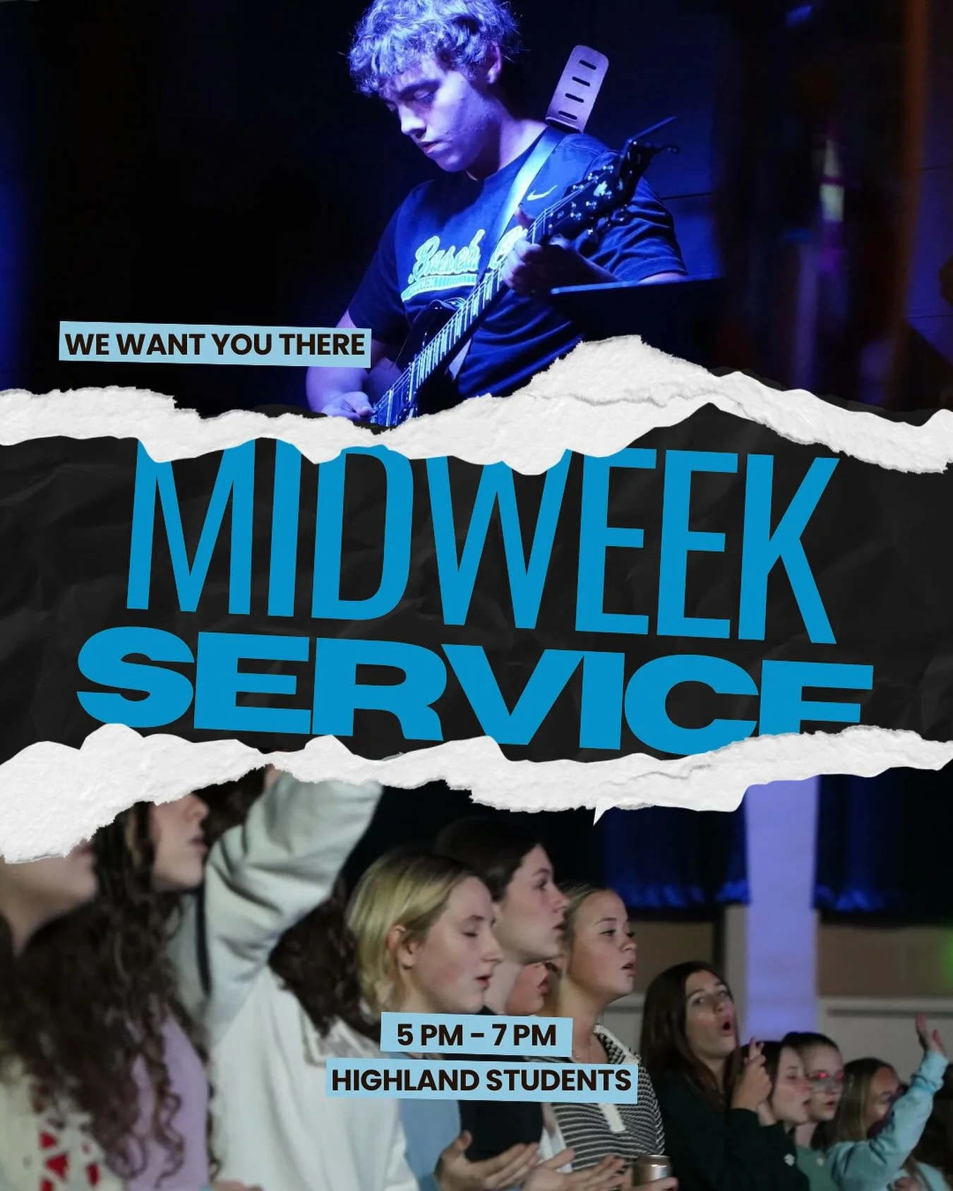 Tomorrow is the day!! Join us for midweek service!