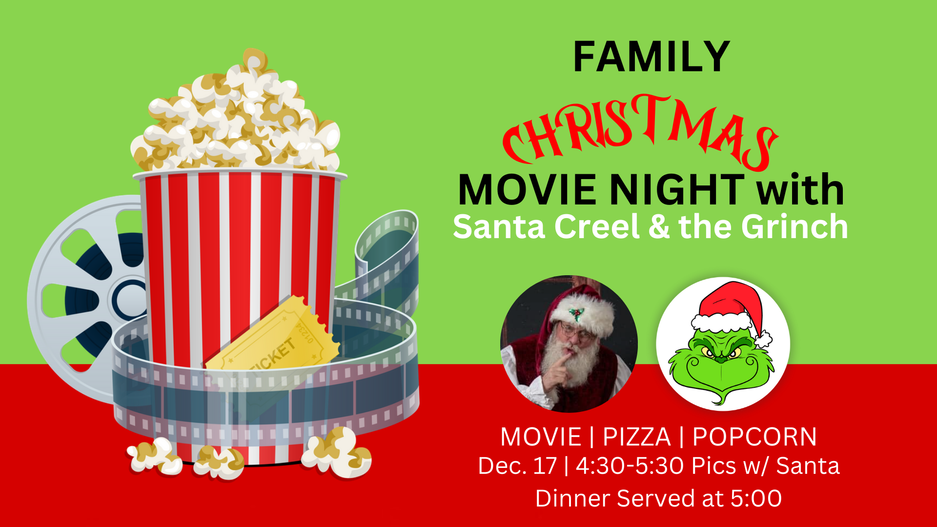 Family Christmas Movie Night