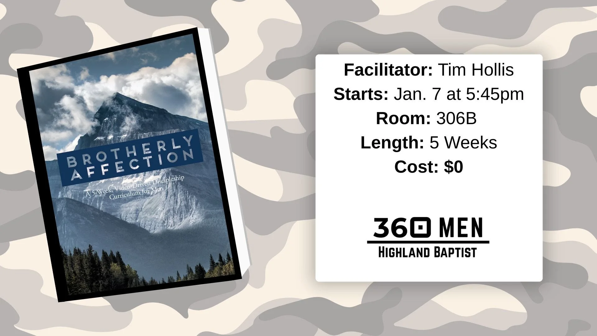 Man Church Bible Study: Brotherly Affection