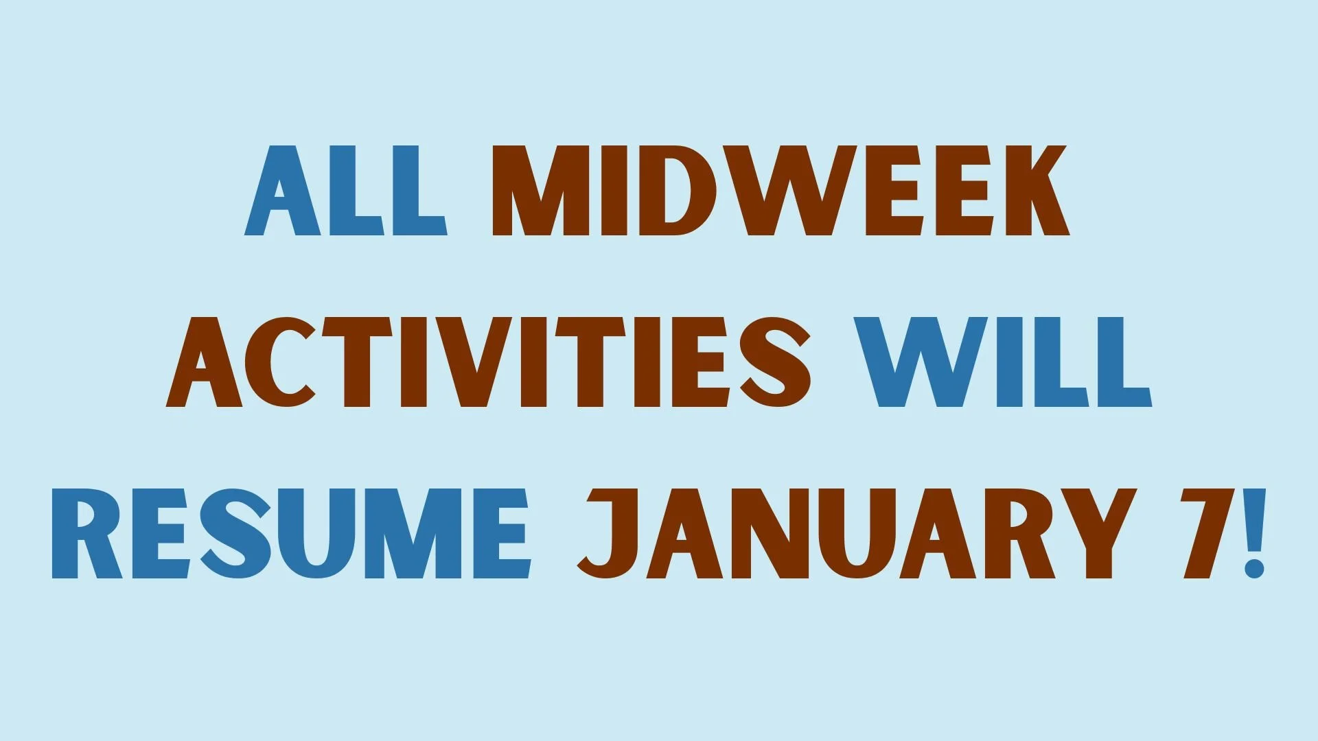 Holiday Schedule