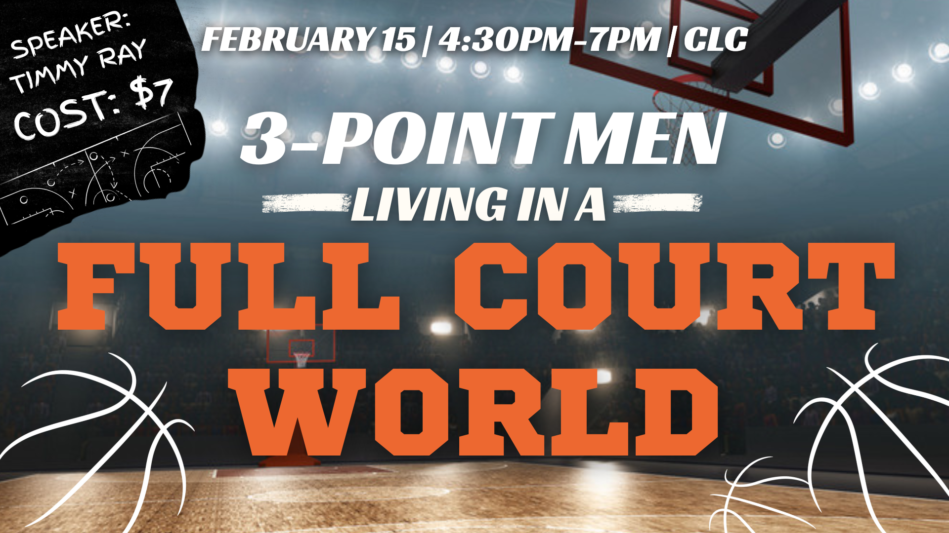 Men's Event: 3-Point Men Living in a Full Court World
