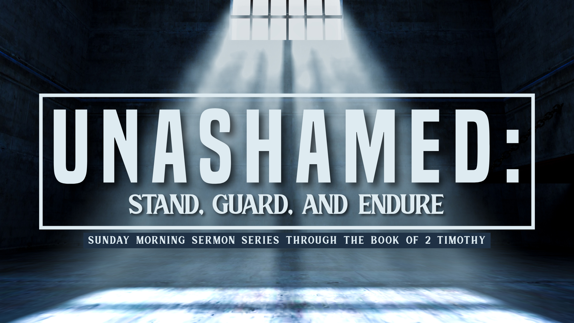 Unashamed: A Sunday Morning Sermon Series Through 2 Timothy