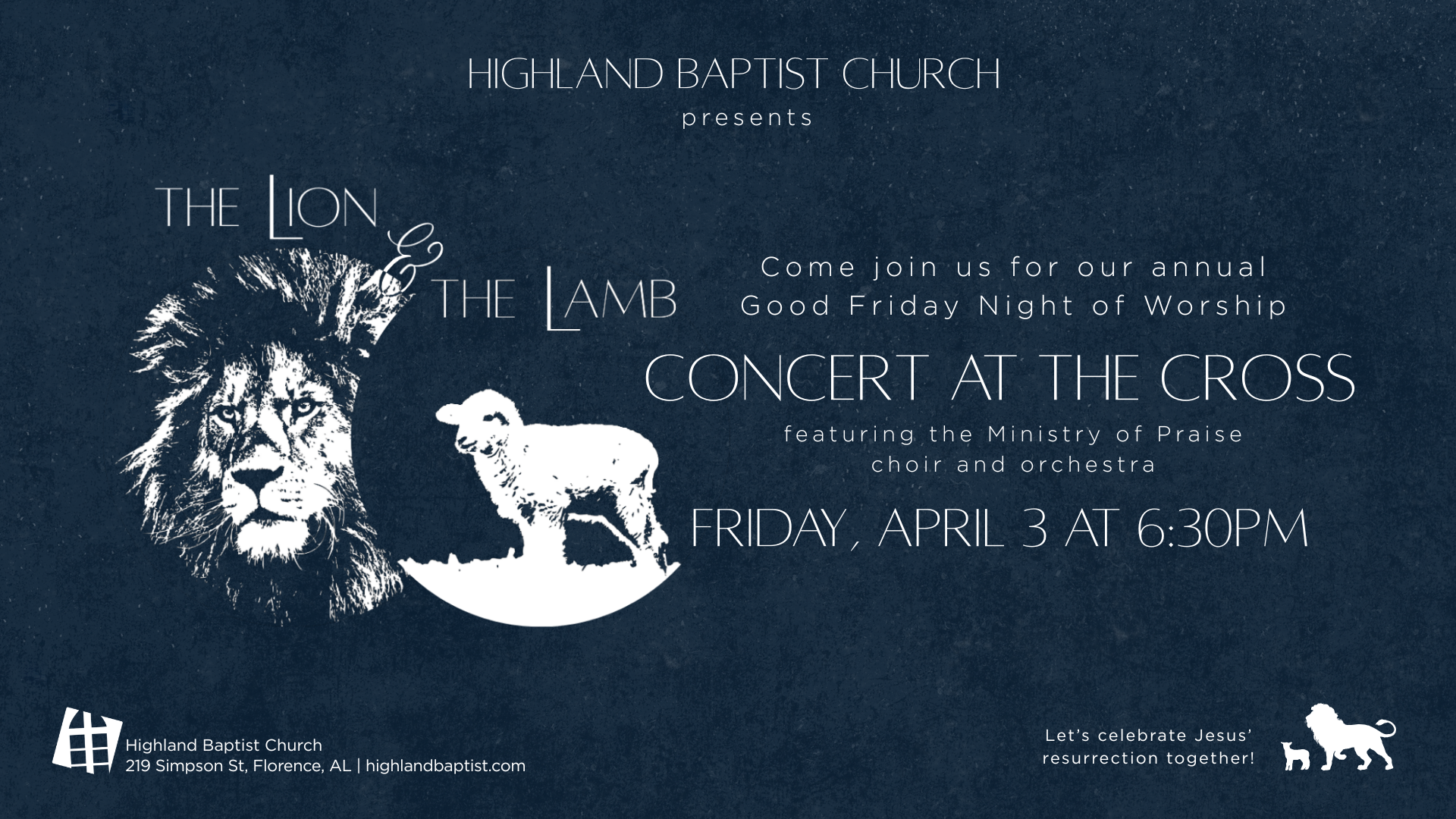 Concert at the Cross: The Lion and The Lamb