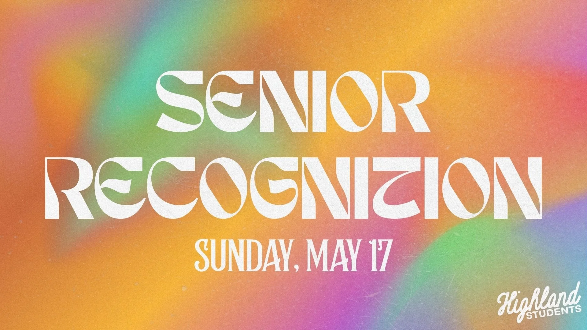 High School Senior Recognition