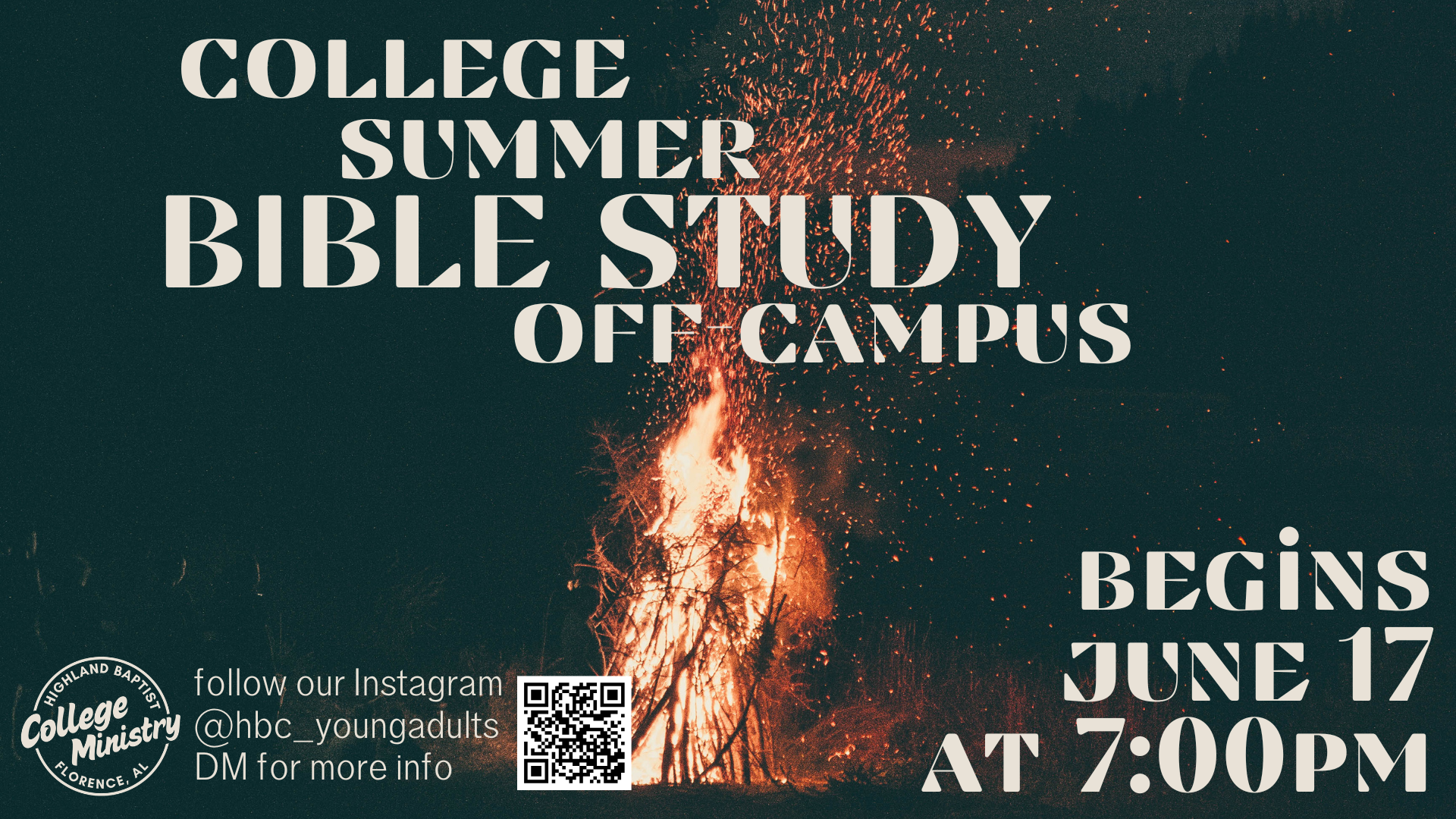 College Summer Bible Study