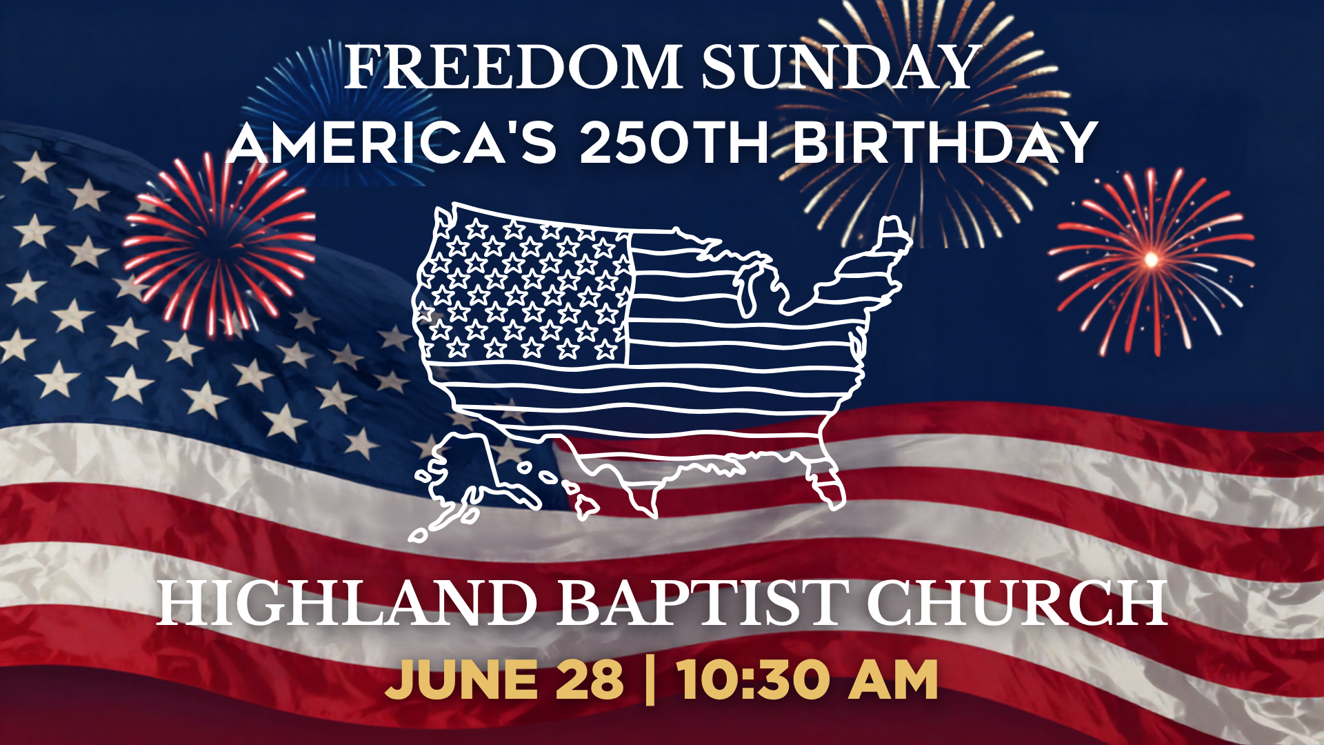 Freedom Sunday June 28th