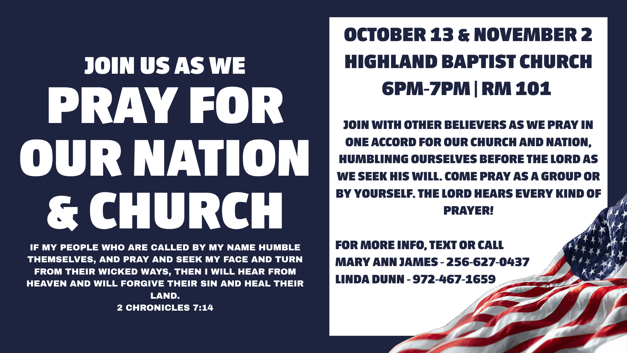 Time of Prayer