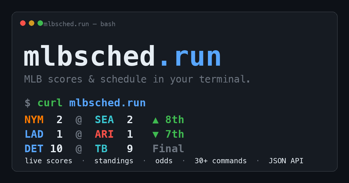 curl mlbsched.run