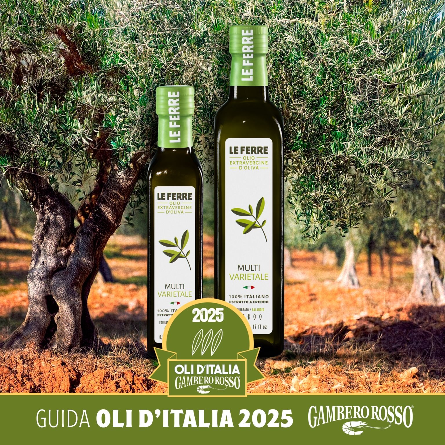 LE FERRE Multivarietal EVOO 2025 award.jpeg