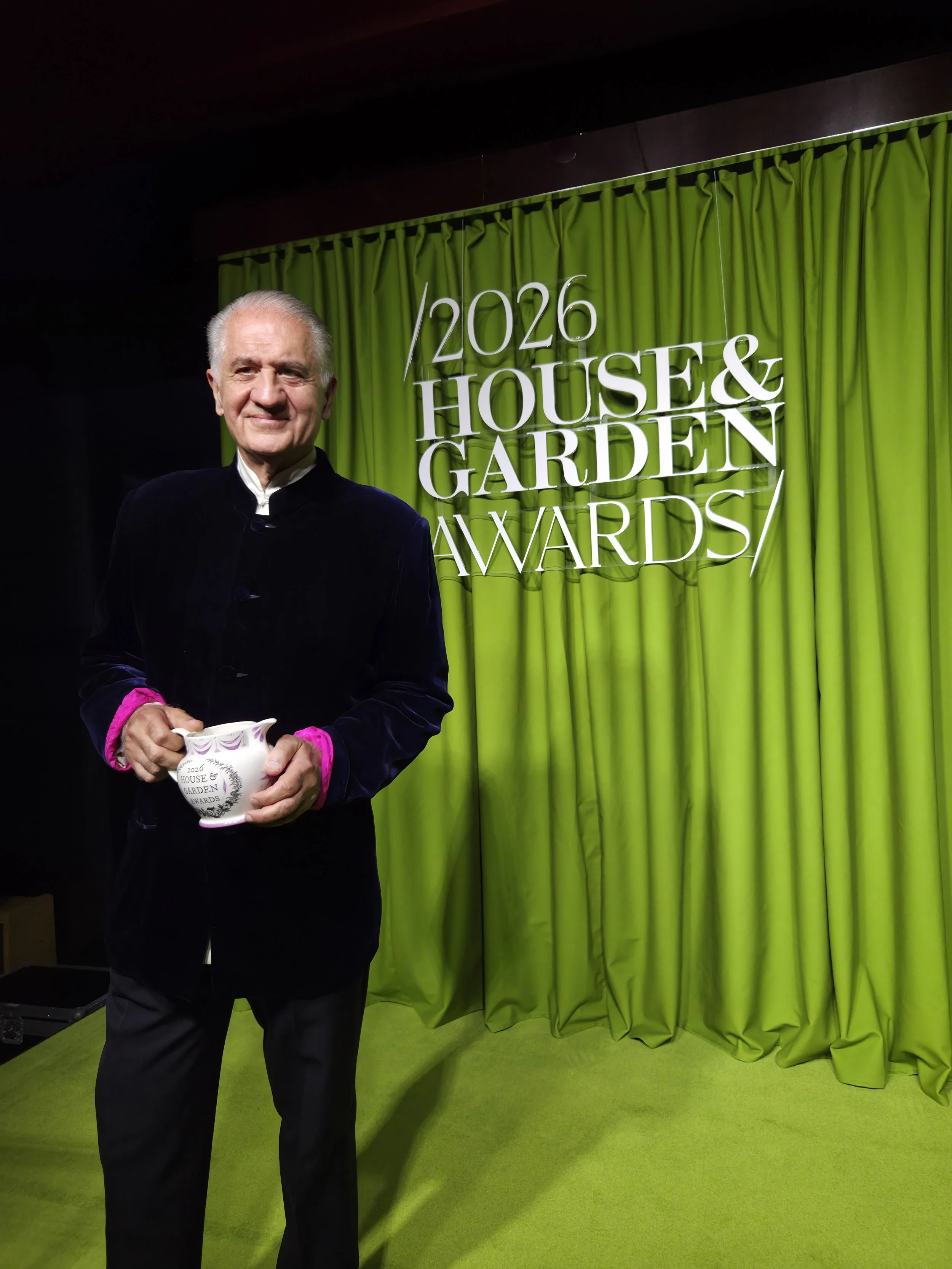 Alidad, recipient of the House & Garden Outstanding Achievement Award 2026
