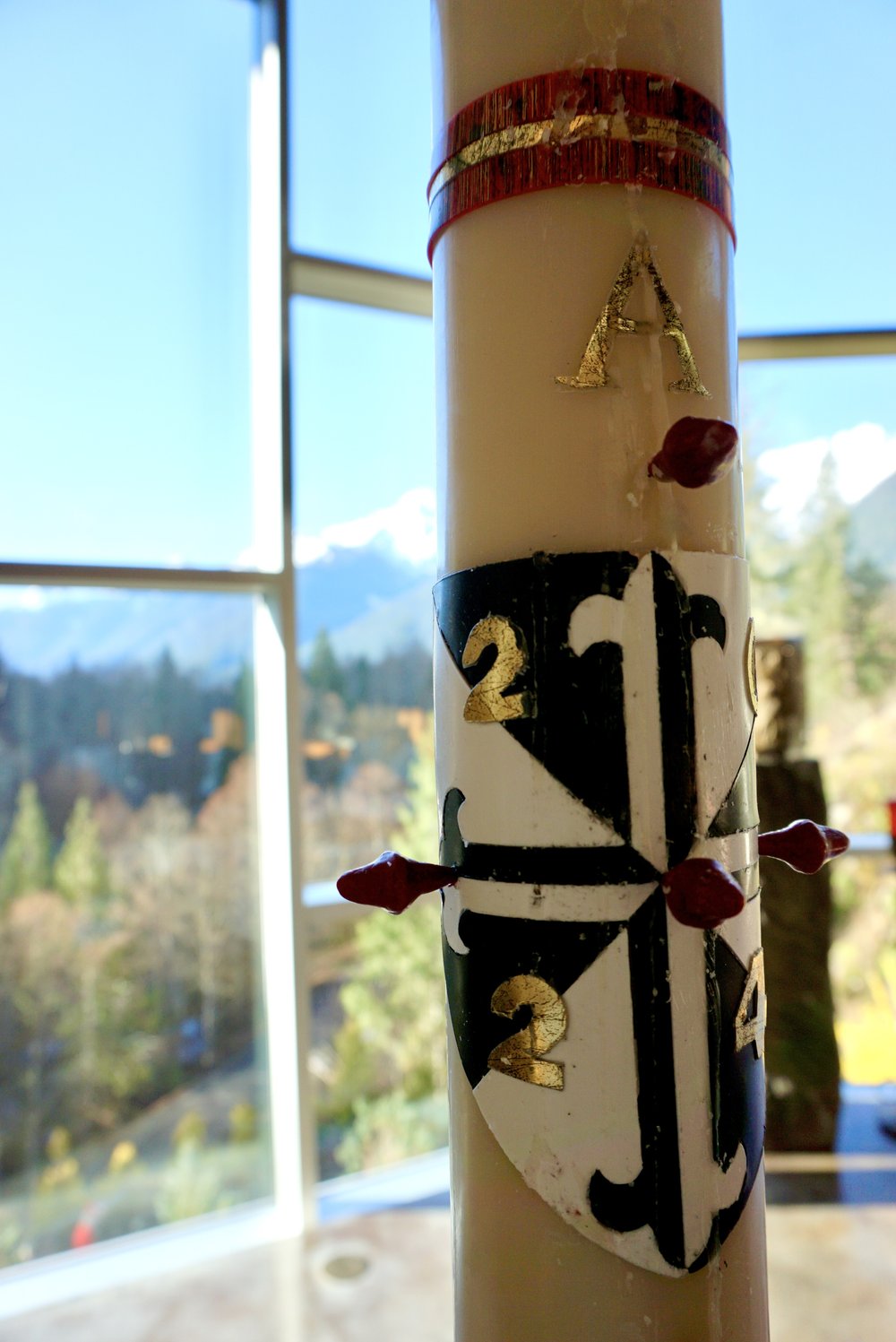 A close-up at our candlemaking sisters' beautiful handiwork