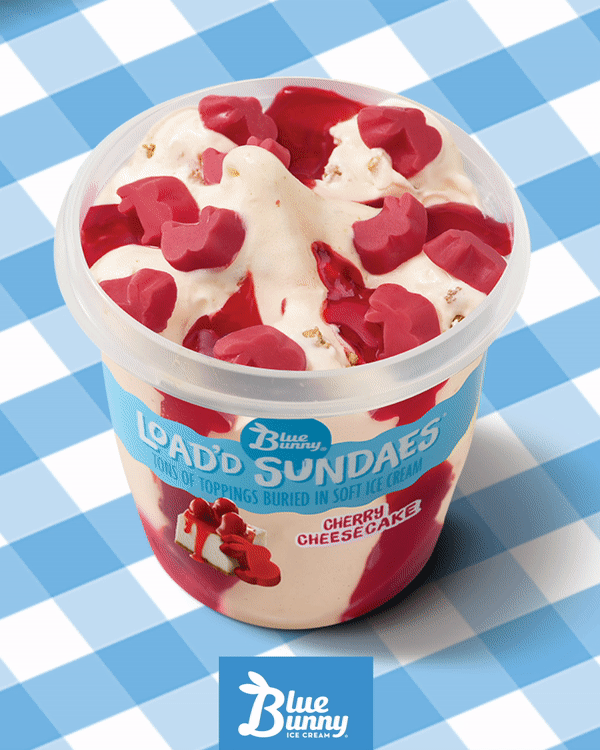 Creamy decadent cheesecake and very cheery cherries? All packed into some delicious Load’d Sundaes? Guess you really can have it all. #GiveInToTheBunny