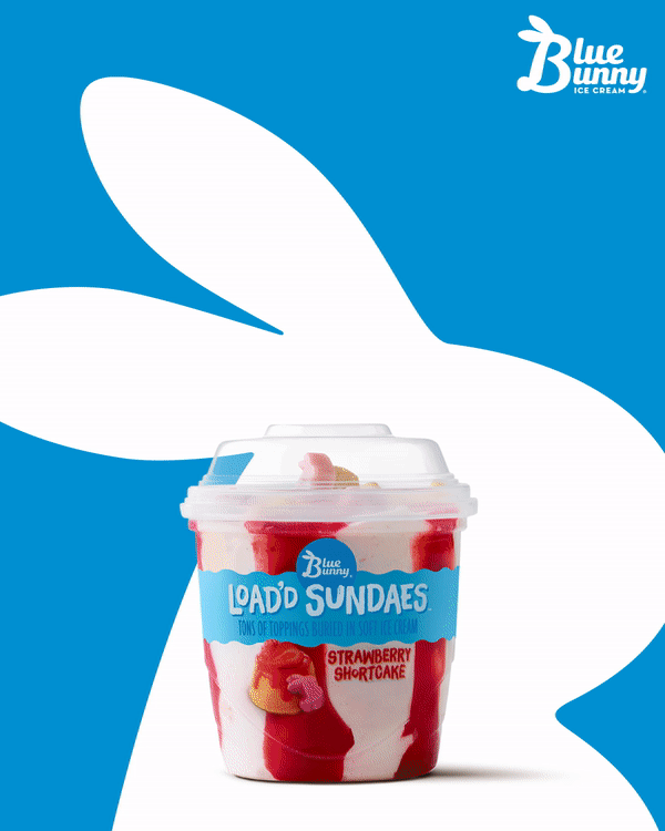 Do a cannon ball into deliciousness this summer with some Load’d Sundaes, your number one sunshine fun-time essential. #GiveInToTheBunny