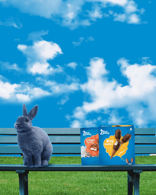 With Blue Bunny Mini Swirls and Bunny Snacks, rainy days are the most fun. #GiveInToTheBunny