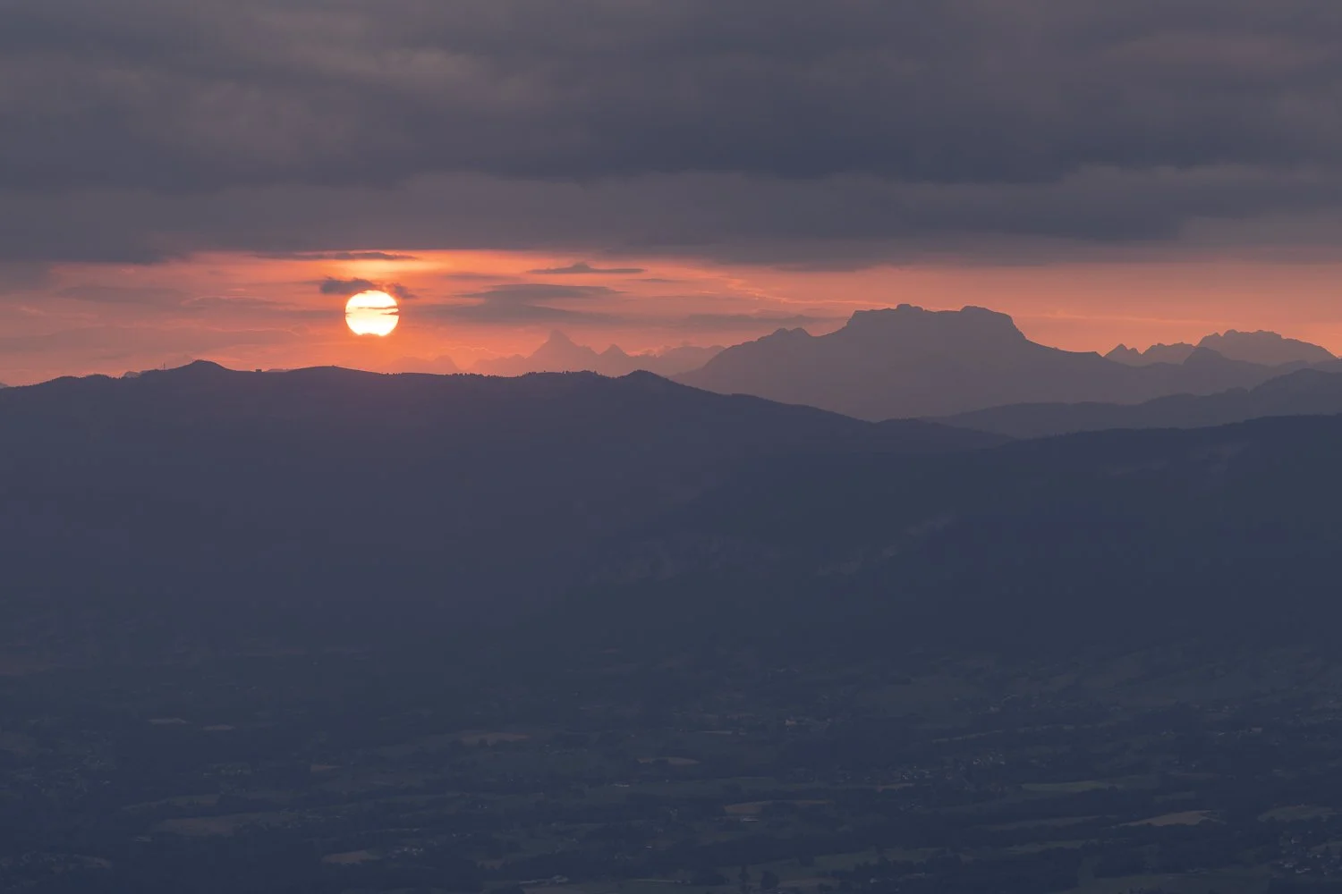 Lever de soleil au 135mm
