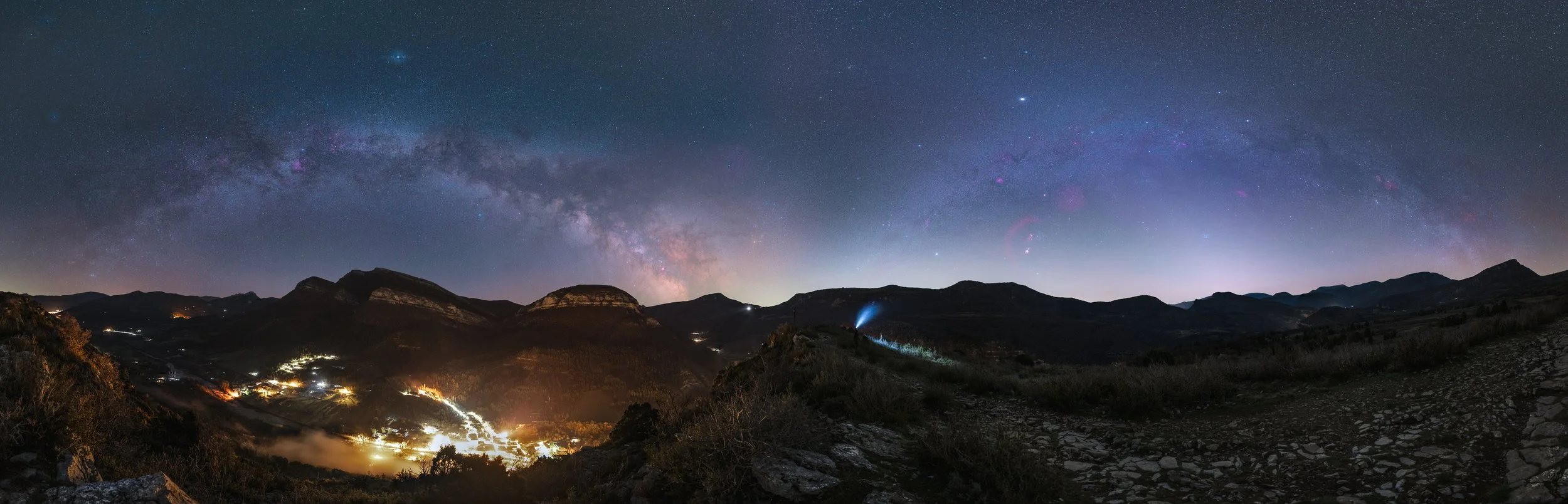 Photographier une double arche de la voie lactée