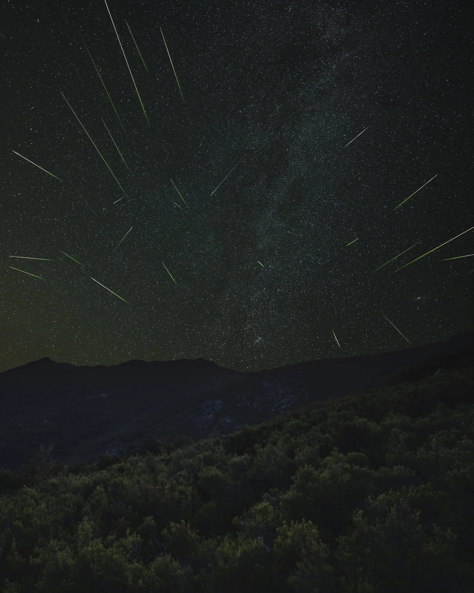 Pluie d'étoiles filante des Perséides - Puerto de la Quesera