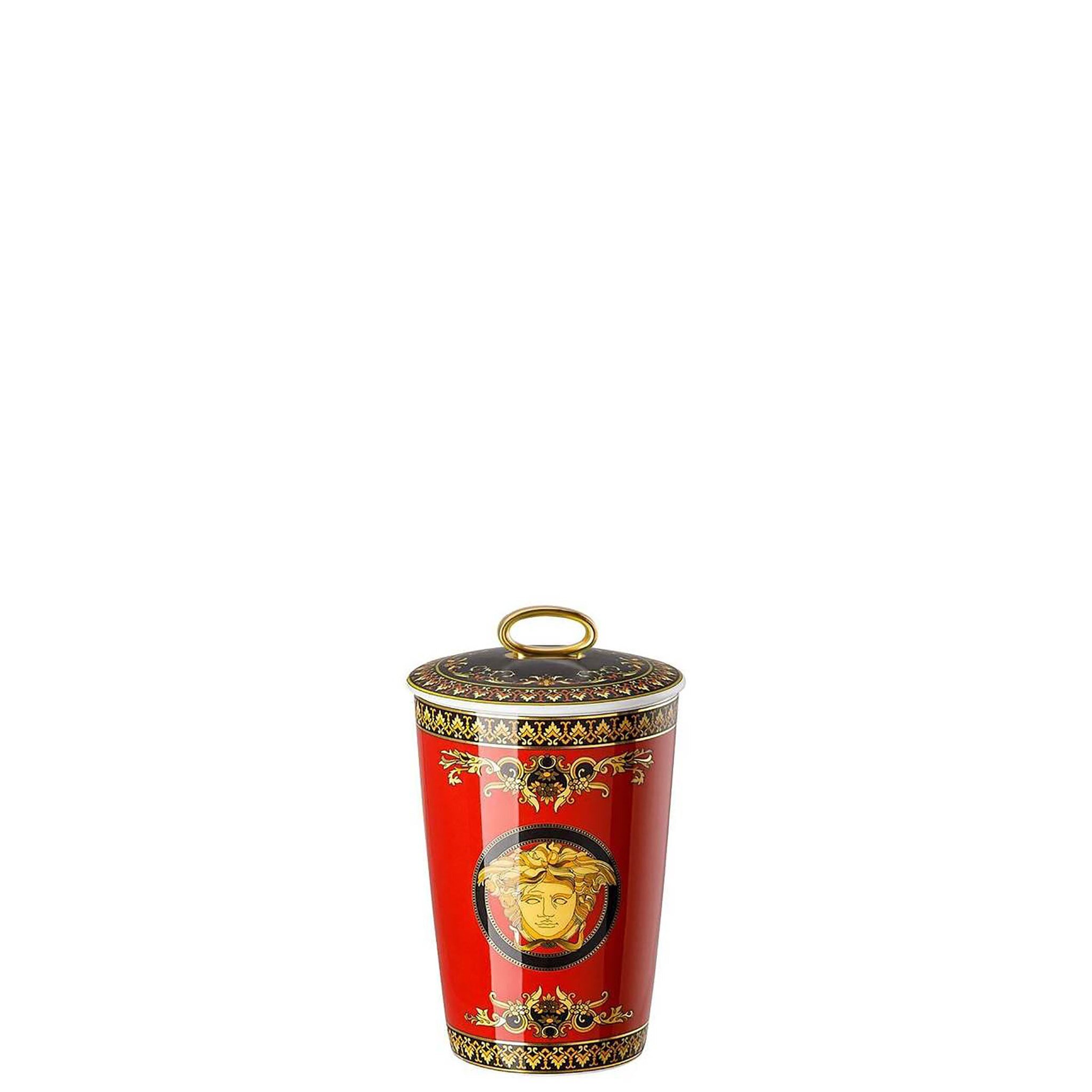 Red Medusa Candle 5.5" - Versace