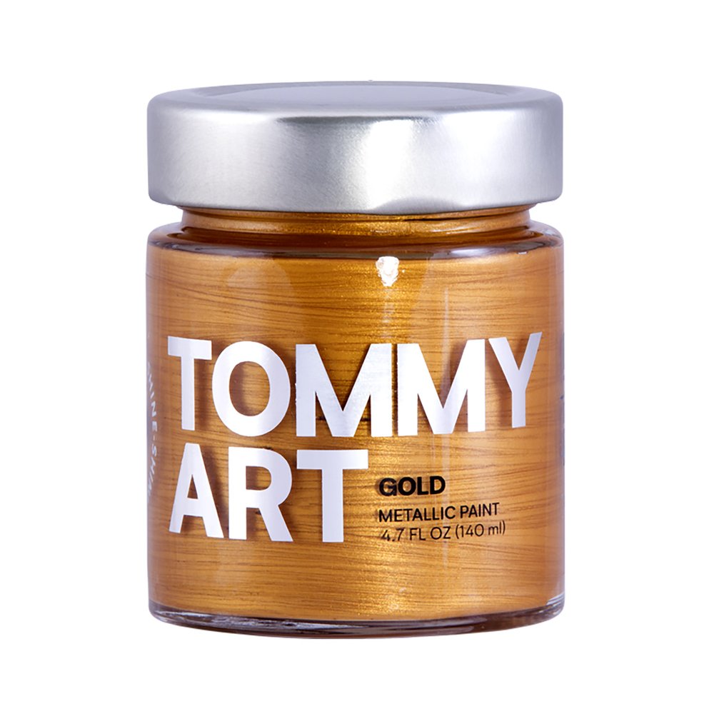 Gold Metallic Chalk Paint  Tommy Art DIY Paint System