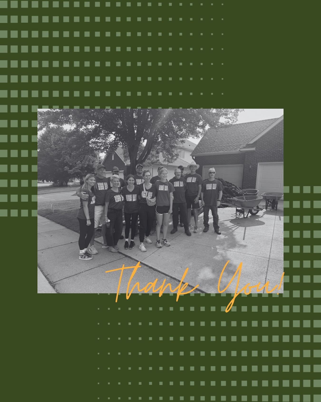 A huge shoutout to the incredible service group from Rockpoint Church who gave their weekend to bless Corrie&rsquo;s House in such a tangible way! They laid all the mulch, moved the swing set, and brought so much joy and energy to our backyard space.